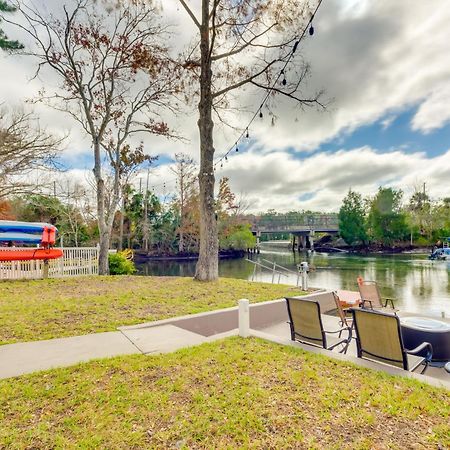 Weeki Wachee River Home On Main River By Park! Spring Hill Exteriör bild