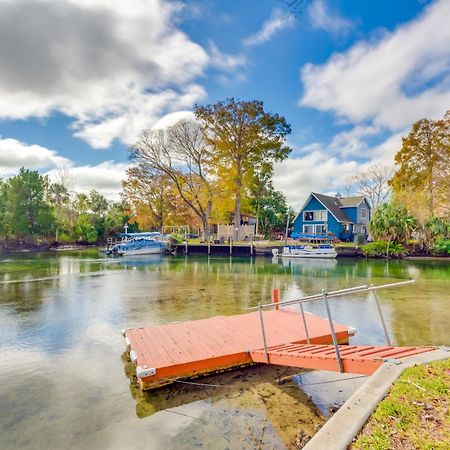 Weeki Wachee River Home On Main River By Park! Spring Hill Exteriör bild