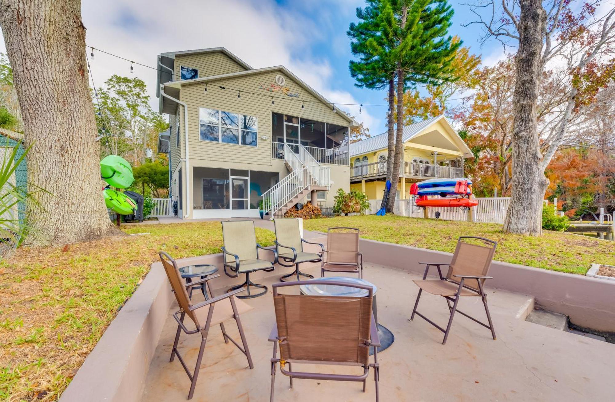 Weeki Wachee River Home On Main River By Park! Spring Hill Exteriör bild